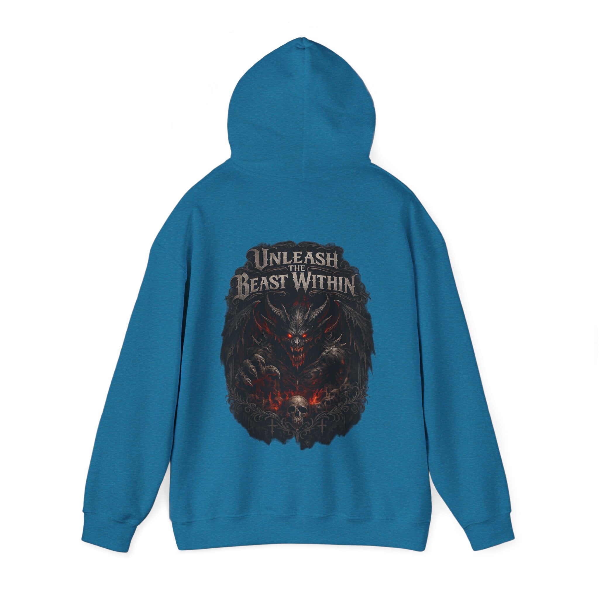 Unleash the Beast Within Hoodie | Demon Graphic Hoodie