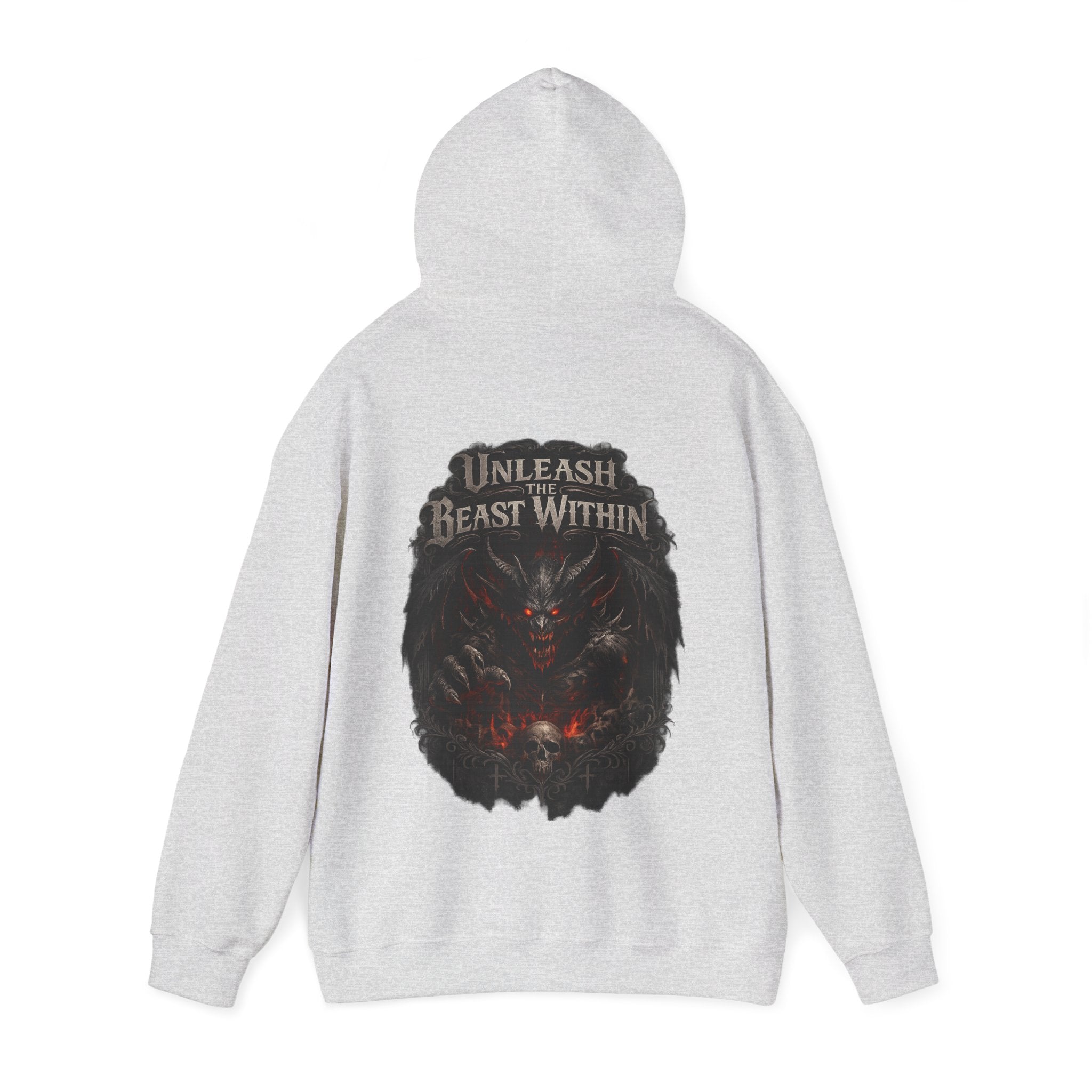Unleash the Beast Within Hoodie | Demon Graphic Hoodie