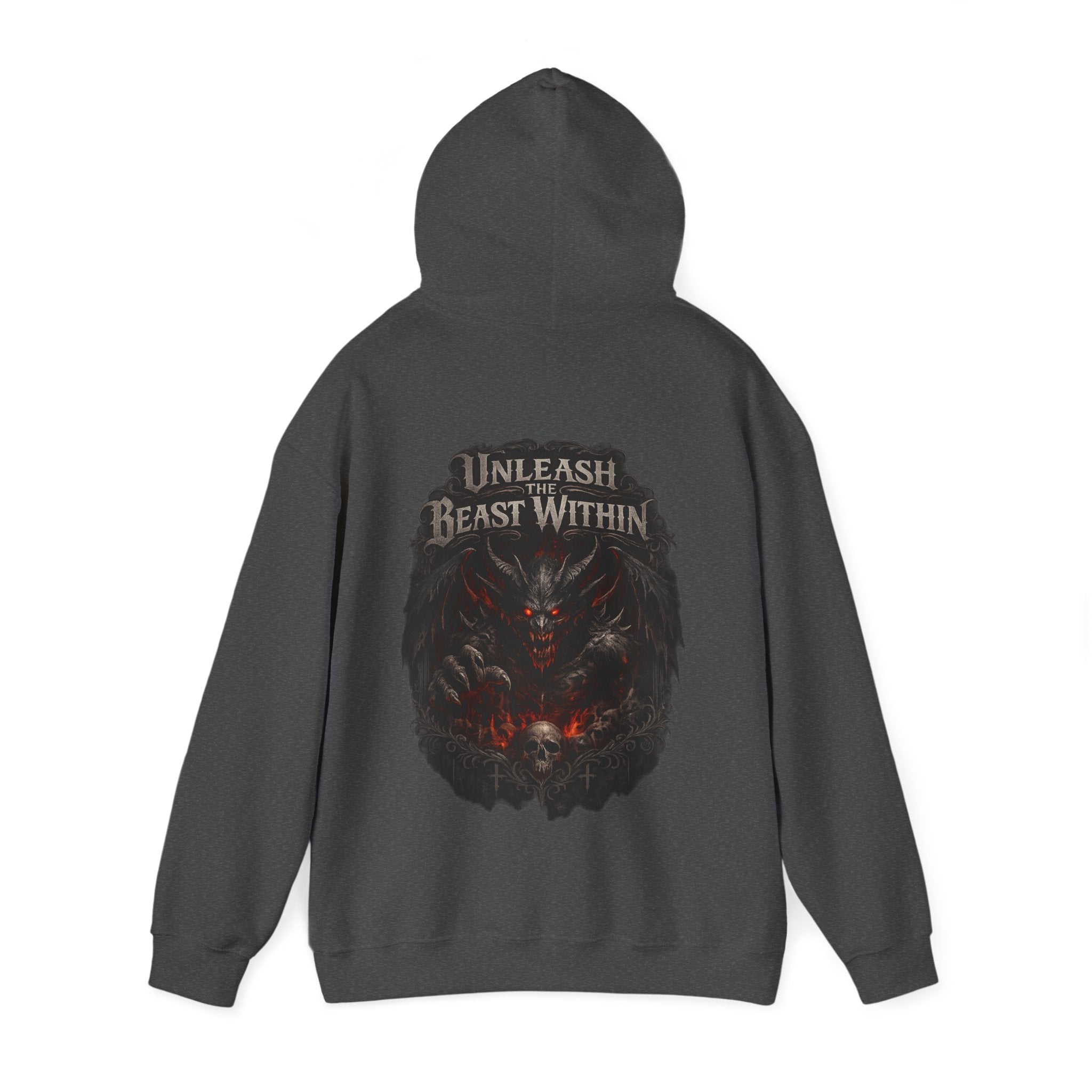 Unleash the Beast Within Hoodie | Demon Graphic Hoodie