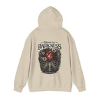 Bloom in the Darkness Hoodie | Inspirational Floral Soul Quote